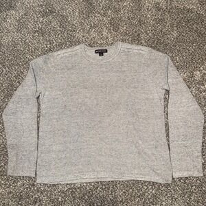 Michael Kors Mens Gray Sweater Heavy Shirt Size L